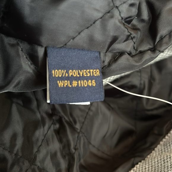 NWT Vrg 1946 Zippered Medium Weight Jacket Quilted Lining Mens Medium Grey - Picture 9 of 10